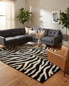 Savannah Sojourn Collection Area Rug -  Kilimanjaro Rectangle Black  lifestyle 31