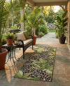 Seaside Blooms Collection Area Rug -  Lotus Runner Green  lifestyle 52
