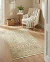 Ottoman Elegance Collection Area Rug - Sultan Rectangle Light Green  lifestyle 61
