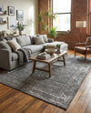 Riviera Elegance Collection Area Rug - Antibes (Dark Gray) Rectangle Dark Gray  lifestyle 10