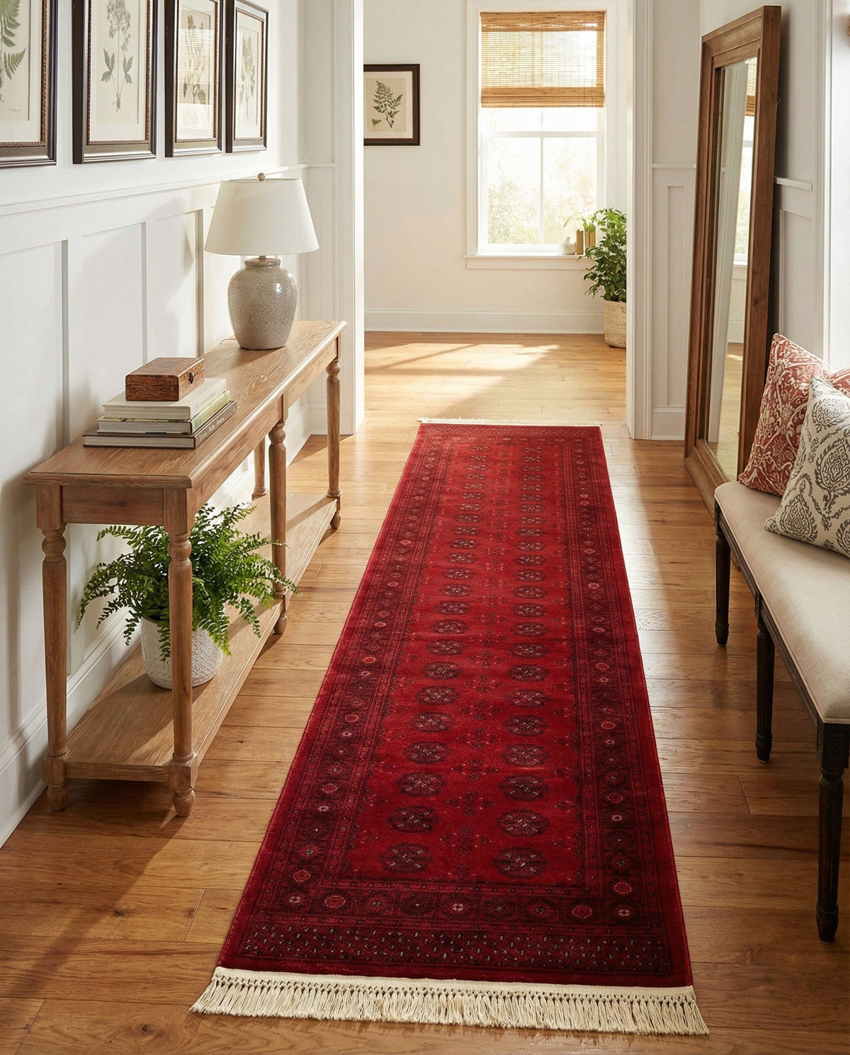 Samarkand Elegance Collection Area Rug -  Konye-Urgench Runner Red  lifestyle 28