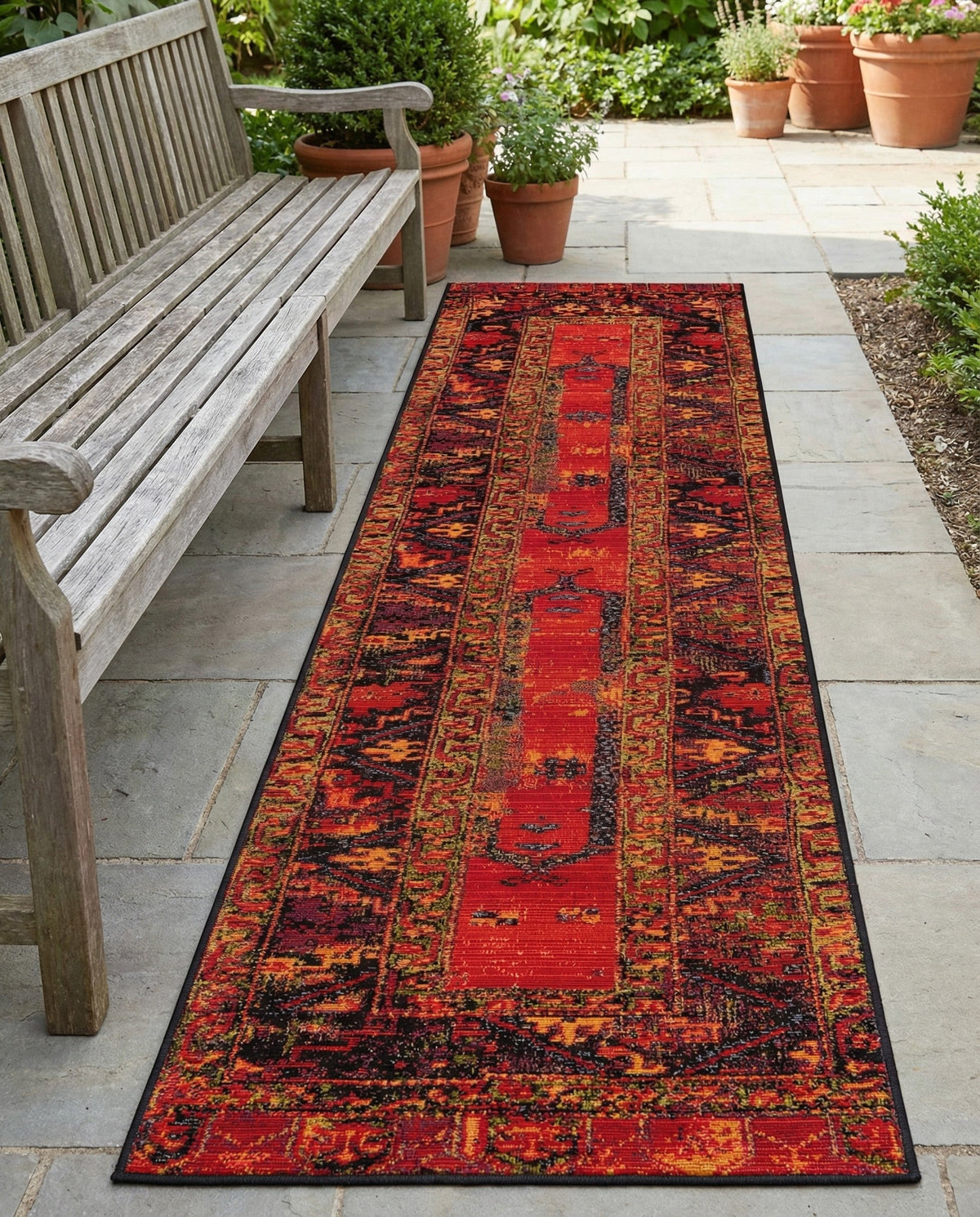 Safari Escape Rugs Collection Area Rug - Serengeti Runner Multi  lifestyle 174