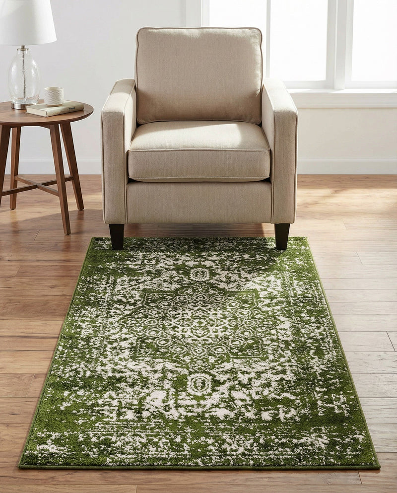Georgetown Rugs Collection Area Rug - Dupont (Green) Rectangle Green  lifestyle 6