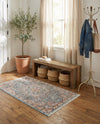 Coastal Haven Collection Area Rug - Seabreeze (Blue) Rectangle Blue  lifestyle 31