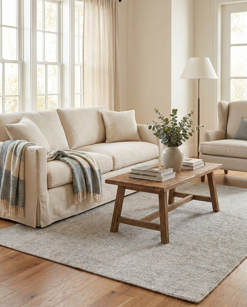Berkshire Estate Collection Area Rug - Windsor (Grey Manor) Rectangle Grey Manor  lifestyle 20