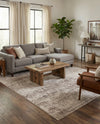 Sanctuary Retreat Collection Area Rug -  Refuge Rectangle Chocolate Brown  lifestyle 38