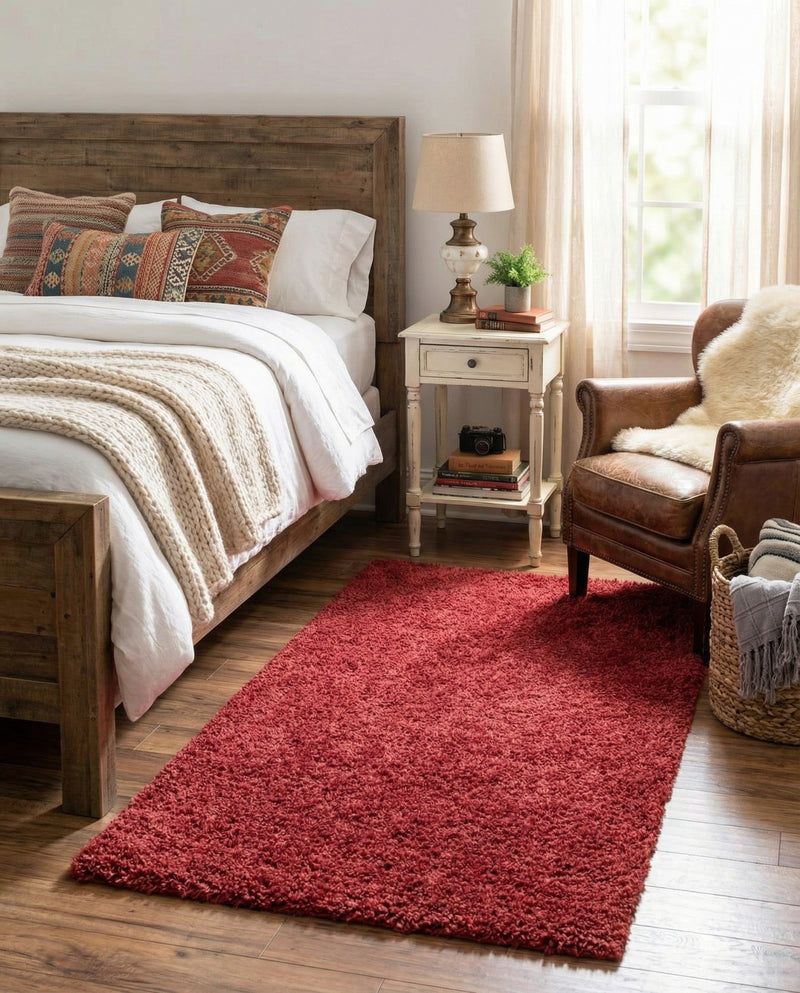 Alpine Plush Collection Area Rug -  Cortina (Poppy) Rectangle Poppy  lifestyle 7