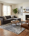 Tranquil Tides Shag Collection Area Rug - Marina Rectangle Gray  lifestyle 40