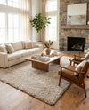 Alpine Plush Collection Area Rug -  Cortina (Linen) Rectangle Linen  lifestyle 12