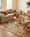 Desert Weave Jute Collection Area Rug - Sahara Rectangle Multi  lifestyle 16