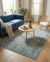 Caribbean Breeze Collection Area Rug -  Calypso Rectangle Gray  lifestyle 15