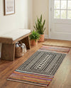Thar Cotton Collection Area Rug -  Kovalam Runner Multi  lifestyle 52