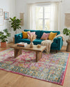 Arcadia Rugs Collection Area Rug -  Shangri-La Rectangle Pink  lifestyle 33