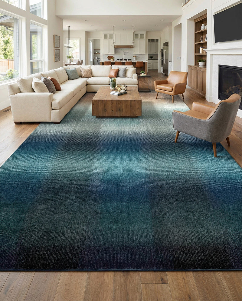 Marrakesh Elegance Collection Area Rug -  Agadir Rectangle Blue  lifestyle 19