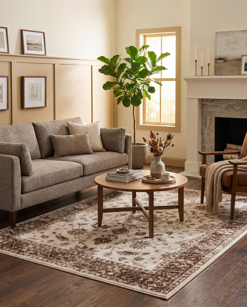 Andes Summit Collection Area Rug -  Aconcagua Rectangle Cream  lifestyle 19