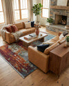 Arcadia Rugs Collection Area Rug -  Avalon Rectangle Multi  lifestyle 31