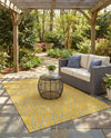 Urban Oasis Rugs Collection Area Rug -  Boulevard (Yellow and Aqua) Rectangle Yellow and Aqua  lifestyle 5