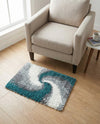 Cozy Haven Shag Collection Area Rug -  Oasis Rectangle Turquoise  lifestyle 26