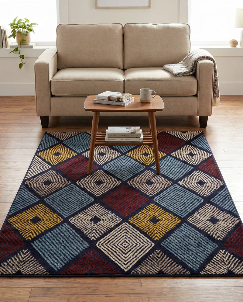 Coastal Haven Collection Area Rug -  Anchorage Rectangle Multi  lifestyle 26