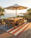 Urban Oasis Rugs Collection Area Rug -  Boardwalk Rectangle Red  lifestyle 8