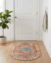 Heritage Elegance Collection Area Rug -  Windsor (Rust Red) Oval Rust Red  lifestyle 39