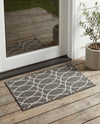 Savannah Pergola Collection Area Rug -  Pavilion (Charcoal) Rectangle Charcoal  lifestyle 14