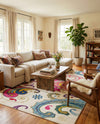 Marrakesh Elegance Collection Area Rug -  Beni Rectangle Cream  lifestyle 24