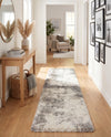 Cozy Haven Shag Collection Area Rug -  Tranquility (Pebble Gray) Runner Pebble Gray  lifestyle 51