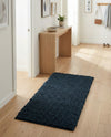 Plush Oasis Collection Area Rug - Serenity (Sapphire Blue) Runner Sapphire Blue  lifestyle 48