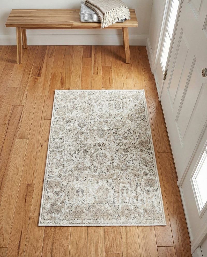Cascade Range Collection Area Rug -  Shasta (Ivory) Rectangle Ivory  lifestyle 30