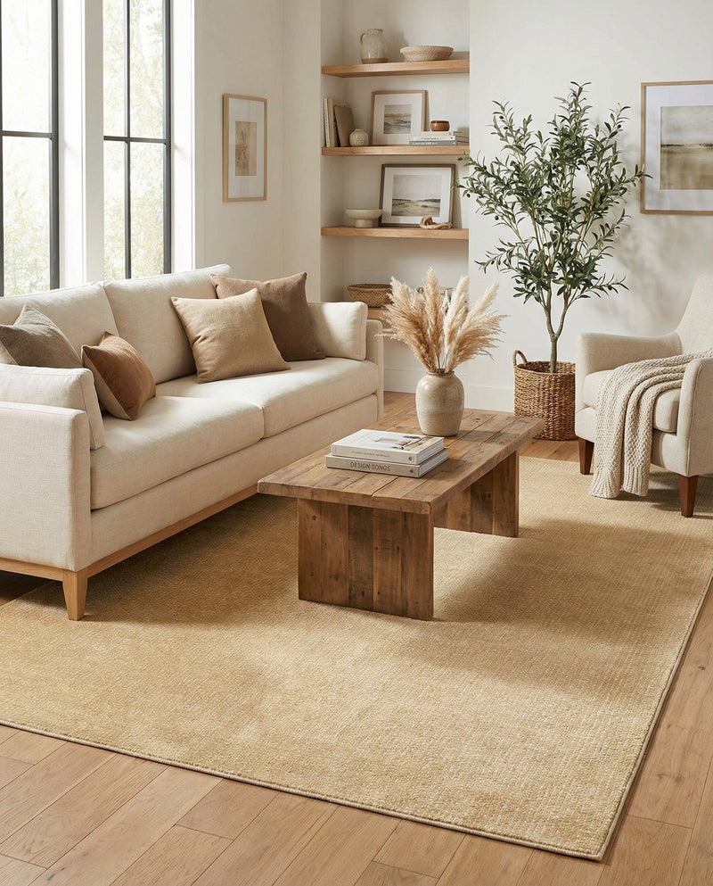 Aravalli Collection Area Rug -  Jaisalmer Rectangle Beige and Cream  lifestyle 75