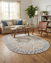 Cambridge Classics Collection Area Rug -  Pembroke (Beige) Oval Beige  lifestyle 57