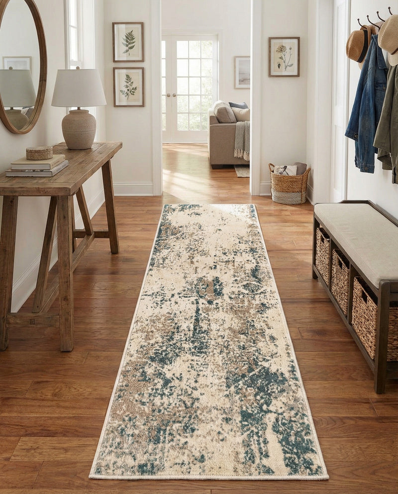 Gobi Sands Collection Area Rug -  Shapotou Runner Beige  lifestyle 42