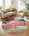 Marrakesh Elegance Collection Area Rug -  Skhirat Round Pink  lifestyle 61