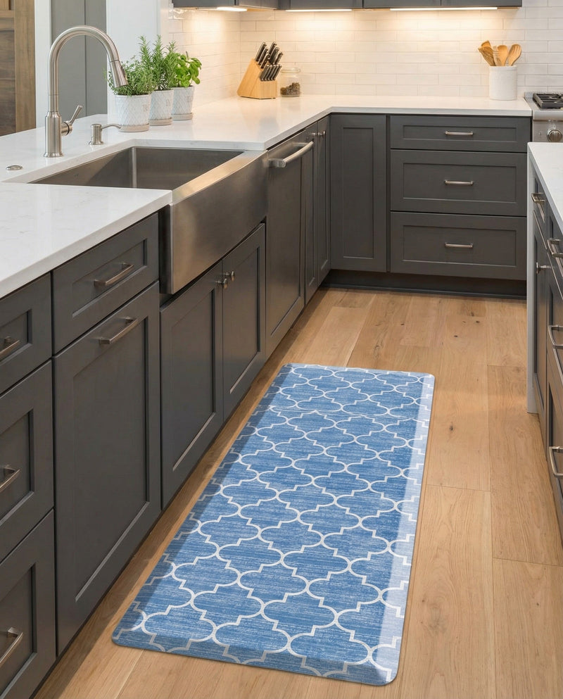 Cozy Mat Collection Area Rug -  Bliss Rectangle Blue  lifestyle 17