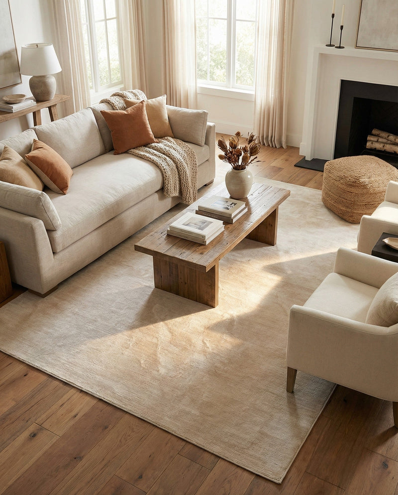 Bloomsbury Elegance Collection Area Rug -  Kensington (Ivory) Rectangle Ivory  lifestyle 5