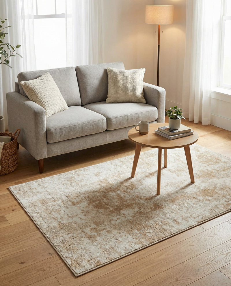 Luminara Sands Collection Area Rug - Elysium (Sand) Rectangle Sand  lifestyle 8