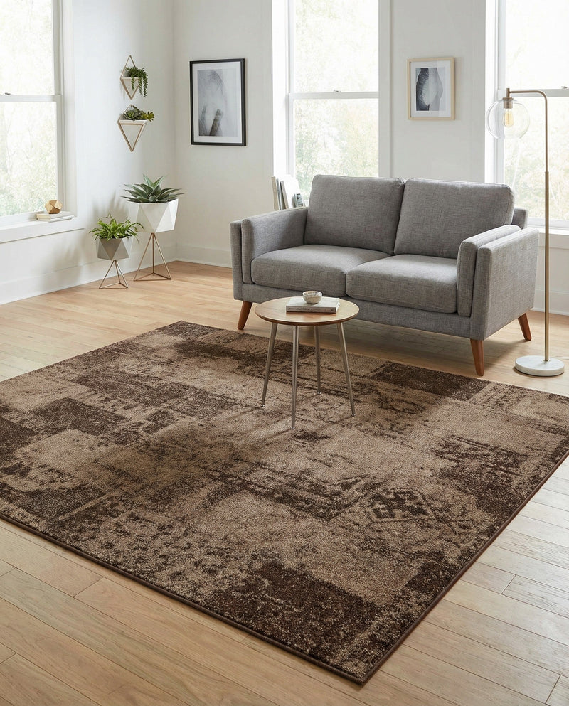 Autumn Meadow Collection Area Rug -  Harvesthill Rectangle Brown  lifestyle 14