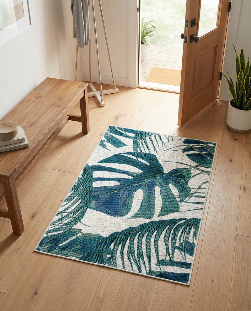 Meadow Breeze Collection Area Rug -  Clover Rectangle Ivory  lifestyle 20