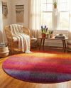 Marrakesh Elegance Collection Area Rug -  Azrou Round Multi  lifestyle 35