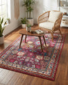 Chateau Elegance Collection Area Rug - Versailles Rectangle Multi  lifestyle 5