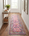 Maranta Collection Area Rug - Paramaribo Runner Pink  lifestyle 47