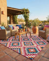 Mesa Oasis Rugs Collection Area Rug - Sedona Square Multi  lifestyle 57