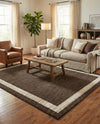Studio Haven Collection Area Rug -  Alcove (Brown) Rectangle Brown  lifestyle 15