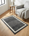 Studio Haven Collection Area Rug -  Alcove (Black) Rectangle Black  lifestyle 21