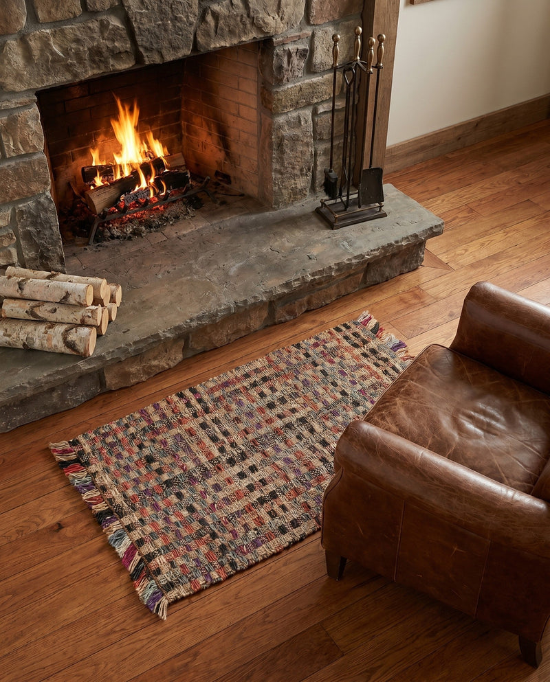 Savannah Jute Collection Area Rug - Malibu Rectangle Multi  lifestyle 18